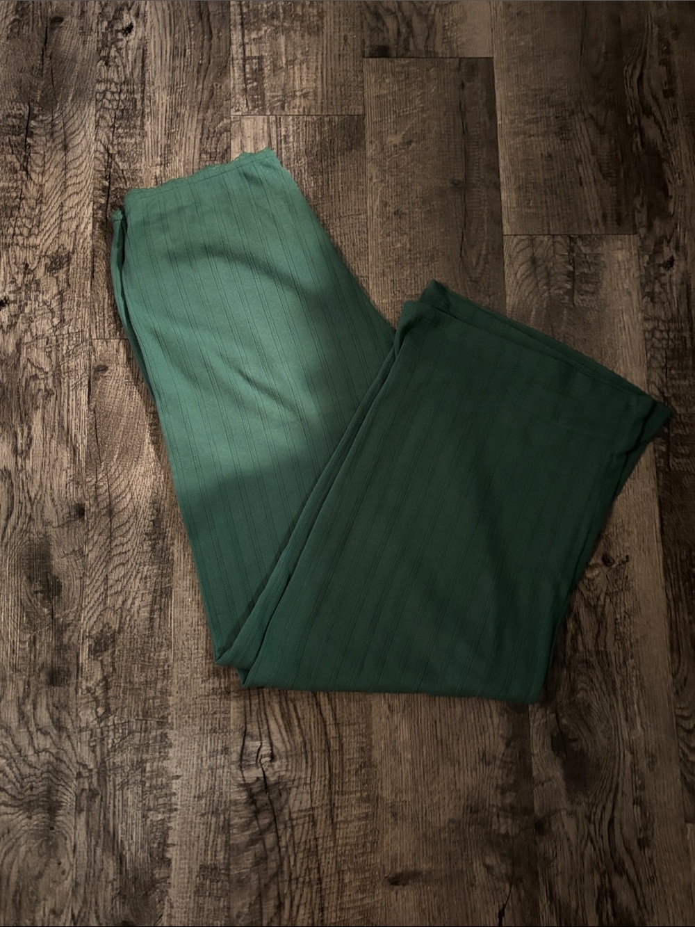Abercrombie & Fitch Wide Leg Pajama Pants - Green - Size Medium
